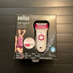 Braun SE9 521 Silk-Epil Wet and Dry Cordless Epilator
